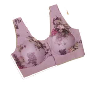 Buttons Lace Bras for Women | Pink | Free Size