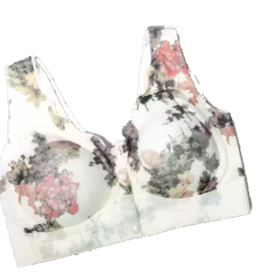 Buttons Lace Bras for Women | White | Free Size