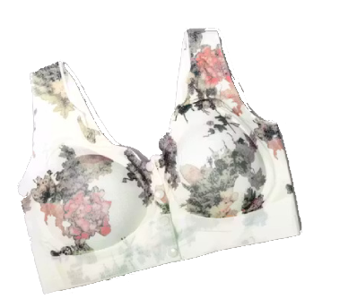 Buttons Lace Bras for Women | White | Free Size